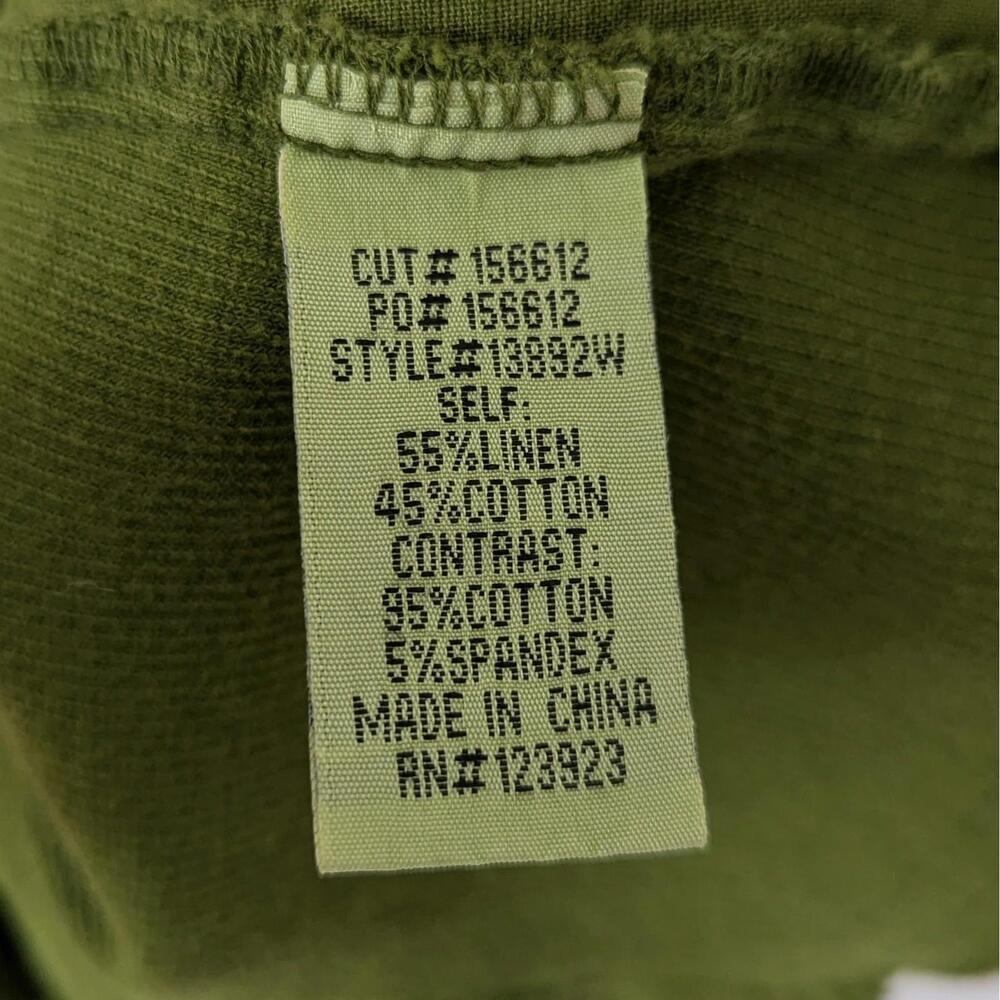 Vintage y2k Wearables linen & cotton utility shirt jacket - Picture 7 of 7